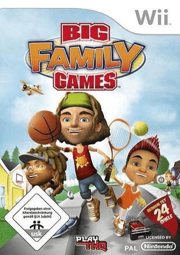 Big Family Games box art for Wii